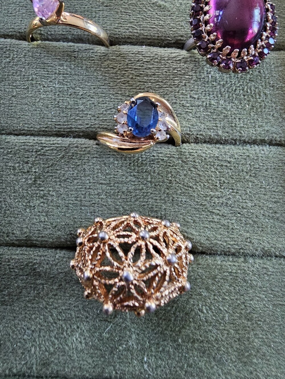 Lot Of Vintage Rings - Picture 3 of 6